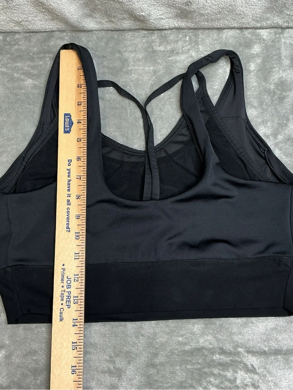 ALO Yoga Black Strappy Sports Bra